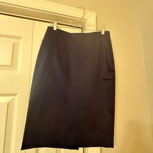 Brooks Brothers Dark Blue Pencil Skirt